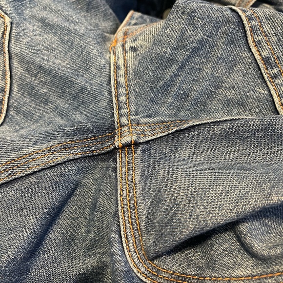 Jesse Kamm Handy Cowboy Denim with Gold Stitching sz6 - Picture 5 of 5